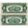 Image 2 : 1953 $2 AU Uncirculated Certificate Currency Lot of 2
