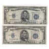 Image 1 : 1934 $5 Silver Certificate Currency Lot of 2