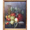 Image 2 : Framed Oil On Canvas, Still Life