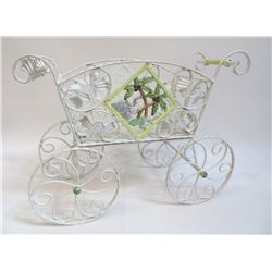 Metal Planter Cart