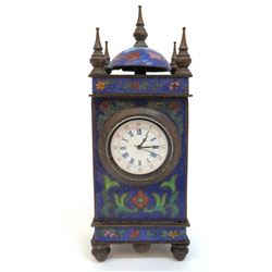 Cloisonné Desk Clock