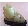 Image 4 : Carved Jade Inkwell And Stand