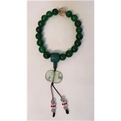 Green Jade Wrist Mala