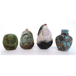 Four Snuff Bottles