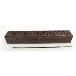 Chinese Soapstone Incense Box
