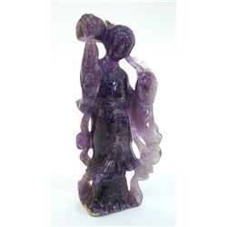 Purple Quartz Quan Yin