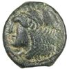 Image 1 : LOCRI: ca. 350-300 BC, AE 14 nn (2.69g). VF