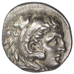 MACEDONIAN KINGDOM: Alexander III, the Great, 336-323 BC, AR drachm (4.24g), Miletos. VF