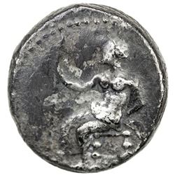 BABYLON: Mazaios, Persian satrap, 331-328 BC, AR tetradrachm (16.34g). F