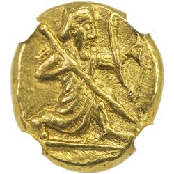 ACHAIMENID: Middle Period, ca. 420-375 BC, AV daric (8.28g), Sardes. NGC AU