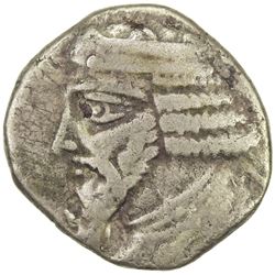 PARTHIAN KINGDOM: Artabanos II, AD 10-38, AR tetradrachm (13.40g), Seleukia, ND. F-VF