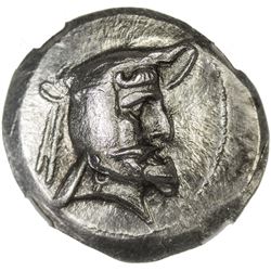PERSIS KINGDOM: Vadfradad (Autophradates) I, 3rd century BC, AR tetradrachm (16.71g). NGC AU