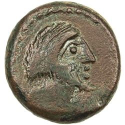 MAURETANIA: Bocchus III, 49-33 BC, AE 22mm (8.57g). VF