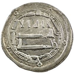ABBASID: al-Mahdi, 775-785, AR dirham (2.95g), Qasr al-Salam, AH169. EF-AU