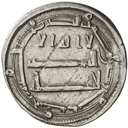 ABBASID: al-Mahdi, 775-785, AR dirham (2.65g), Ifriqiya, AH169. VF
