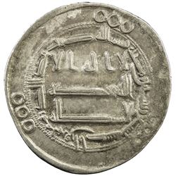 ABBASID: al-Mahdi, 775-785, AR dirham (2.98g), Harunabad, AH169. VF