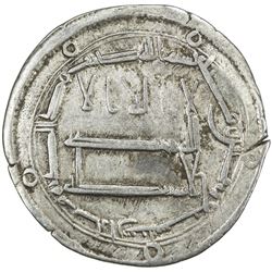 ABBASID: al-Rashid, 786-809, AR dirham (2.86g), Arran, AH187. VF