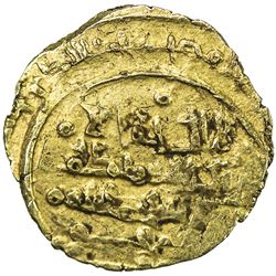 UNCERTAIN DYNASTY: Khalid, fl. 1041-1049, AV fractional dinar (1.06g) (al-Andalus), DM. VF-EF