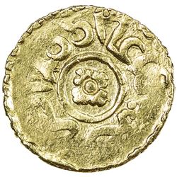 ALAWI SHARIF: 'Abd al-Rahman, 1822-1859, AV bunduqi (3.33g), Fes, AH1255. VF