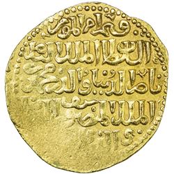 BAHRI MAMLUK: Muhammad I, 3rd reign, 1310-1341, AV dinar (4.62g), al-Qahira, DM. EF