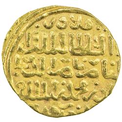 BAHRI MAMLUK: Muhammad I, 3rd reign, 1310-1341, AV dinar (4.81g), NM, ND. EF