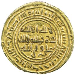 SULAYHID: 'Arwa bint Ahmad, 1091-1137, AV 1/2 dinar (1.22g), Dhu Jibla, AH487. EF