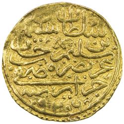 OTTOMAN EMPIRE: Suleyman I, 1520-1566, AV sultani (3.47g), Jaza'ir, AH926. VF