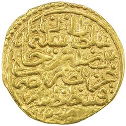 OTTOMAN EMPIRE: Suleyman I, 1520-1566, AV sultani (3.50g), Kostantiniye, AH926. VF