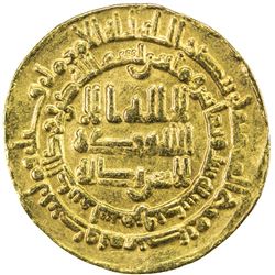 SAMANID: Isma'il I, 892-907, AV dinar (4.16g), Samarqand, AH286. VF