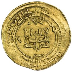 SAMANID: Nasr II, 914-943, AV dinar (4.11g), al-Muhammadiya, AH318. VF-EF