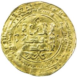 SAMANID: Nasr II, 914-943, AV dinar (3.66g), al-Muhammadiya, AH324. VF