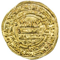 SAMANID: Nasr II, 914-943, AV dinar (3.55g), Samarqand, AH327. EF