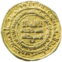 SAMANID: Nuh II, 943-954, AV dinar (3.64g), Nishapur, AH345 (sic). VF