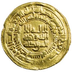 SAMANID: 'Abd al-Malik I, 954-961, AV dinar (5.01g), Nishapur, AH346. VF