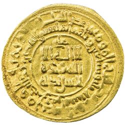 SAMANID: Nuh III, 976-997, AV dinar (3.59g), Herat, AH373. EF