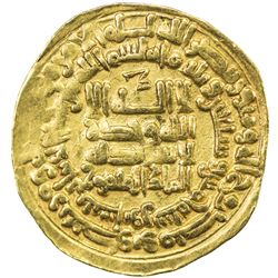 SAMANID: Nuh III, 976-997, AV dinar (4.62g), Nishapur, AH375. EF