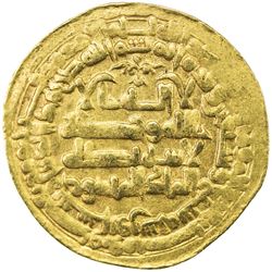SAMANID: Nuh III, 976-997, AV dinar (4.77g), Nishapur, AH377. EF
