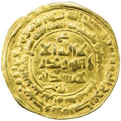SAMANID: Mansur II, 997-999, AV dinar (4.38g), Herat, AH388. VF