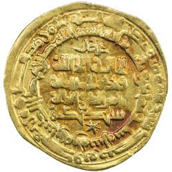 GHAZNAVID: Sebuktekin, 977-997, AV dinar (4.93g), Herat, AH386. VF