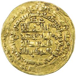GHAZNAVID: Mahmud, 999-1030, AV dinar (4.27g), Nishapur, AH389. VF