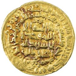 GHAZNAVID: Mahmud, 999-1030, AV dinar (3.58g), Herat, AH391. VF