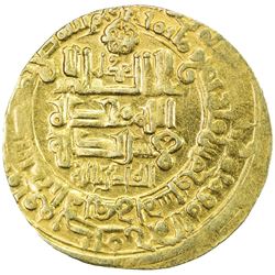 GHAZNAVID: Mahmud, 999-1030, AV dinar (3.85g), Herat, AH405. VF