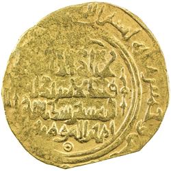 GREAT SELJUQ: Sanjar, 1118-1157, AV dinar (2.76g), NM, AH51x. VF