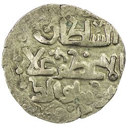 KHWARIZMSHAH: Muhammad, 1200-1220, pale AV dinar (4.12g), NM, ND. VF