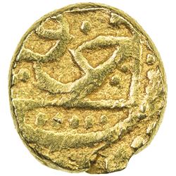 QALHATI AMIR: Turanshah II, 1437-1456 AH, AV 1/2 dinar (1.29g), Jarun, AH84x. VF