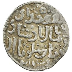 GREAT MONGOLS: Mongke, 1251-1260, AR dirham (2.69g), Tiflis, AH651. VF