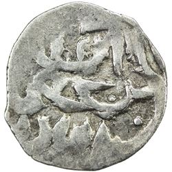 GOLDEN HORDE: Kunche Khan, ca. 1379-1393, AR dirham (0.87g), Uzkend, DM. VF