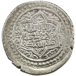 ILKHAN: Abu Sa'id, 1316-1335, AR 6 dirhams (dinar) (11.63g), Simnan, AH718. VF