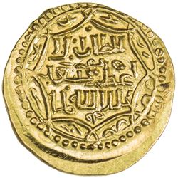 ILKHAN: Abu Sa'id, 1316-1335, AV dinar (4.95g), NM, ND. UNC