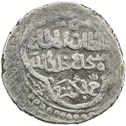 MUZAFFARID: Shah Shuja', 1358-1386, AR dinar (1.76g), Tabriz, AH(7)77. F-VF
